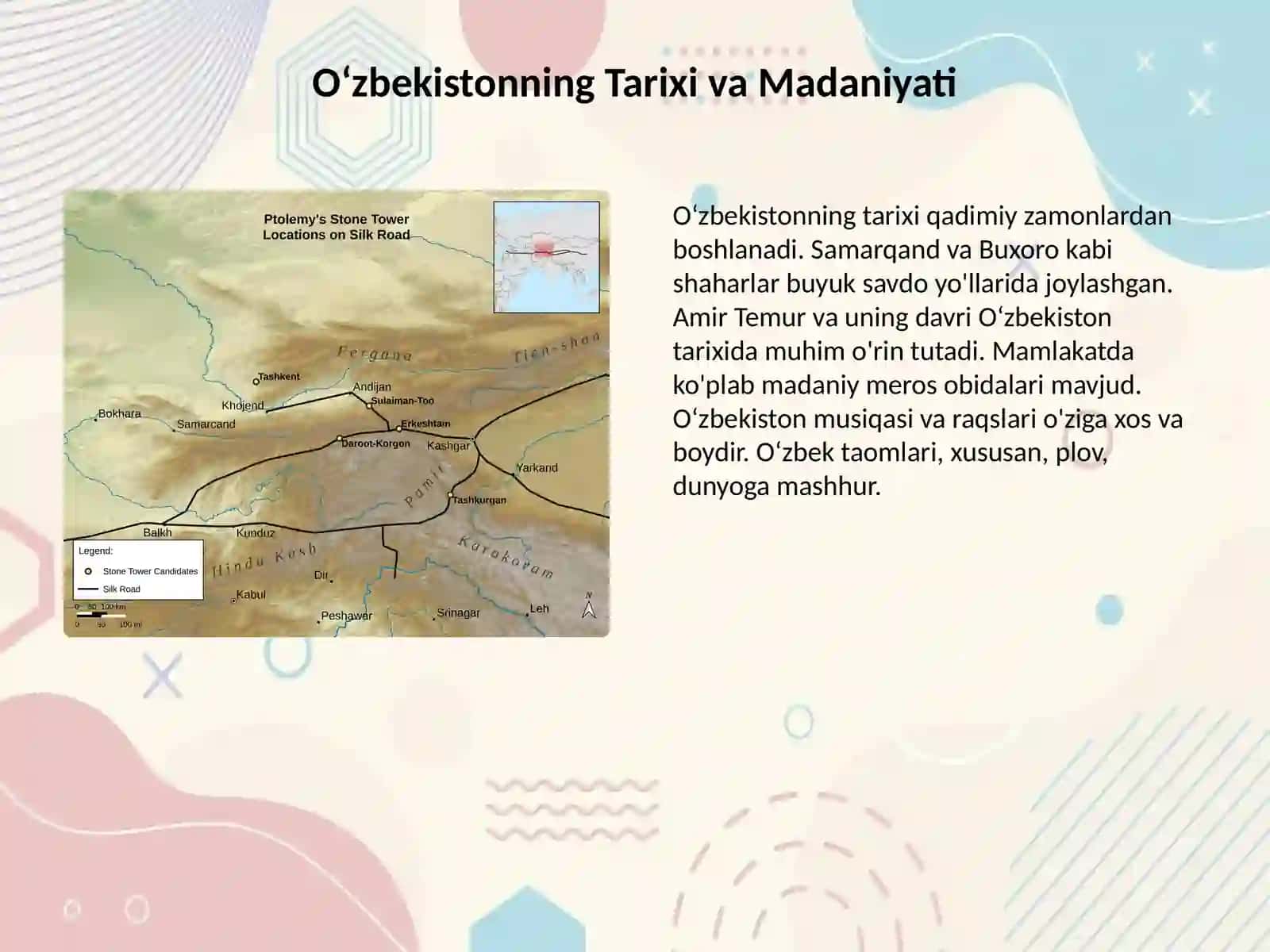Oʻzbekistonning Tarixi va Madaniyati 2