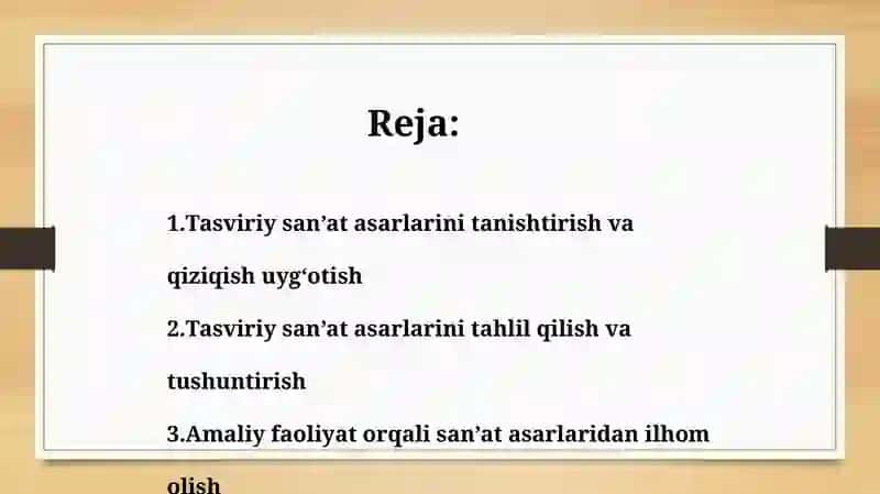 Maktabgacha katta yoshdagi bolalarni tasviriy sanat asarlari bilan tanishtirish usullari 2