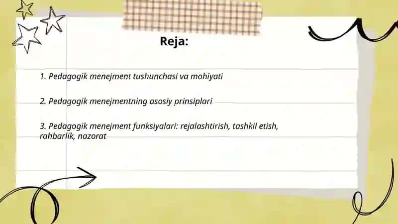 Pedagogik menejment asoslari 2