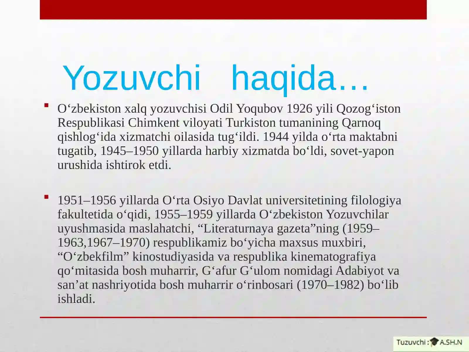 ODIL YOQUBOV 2