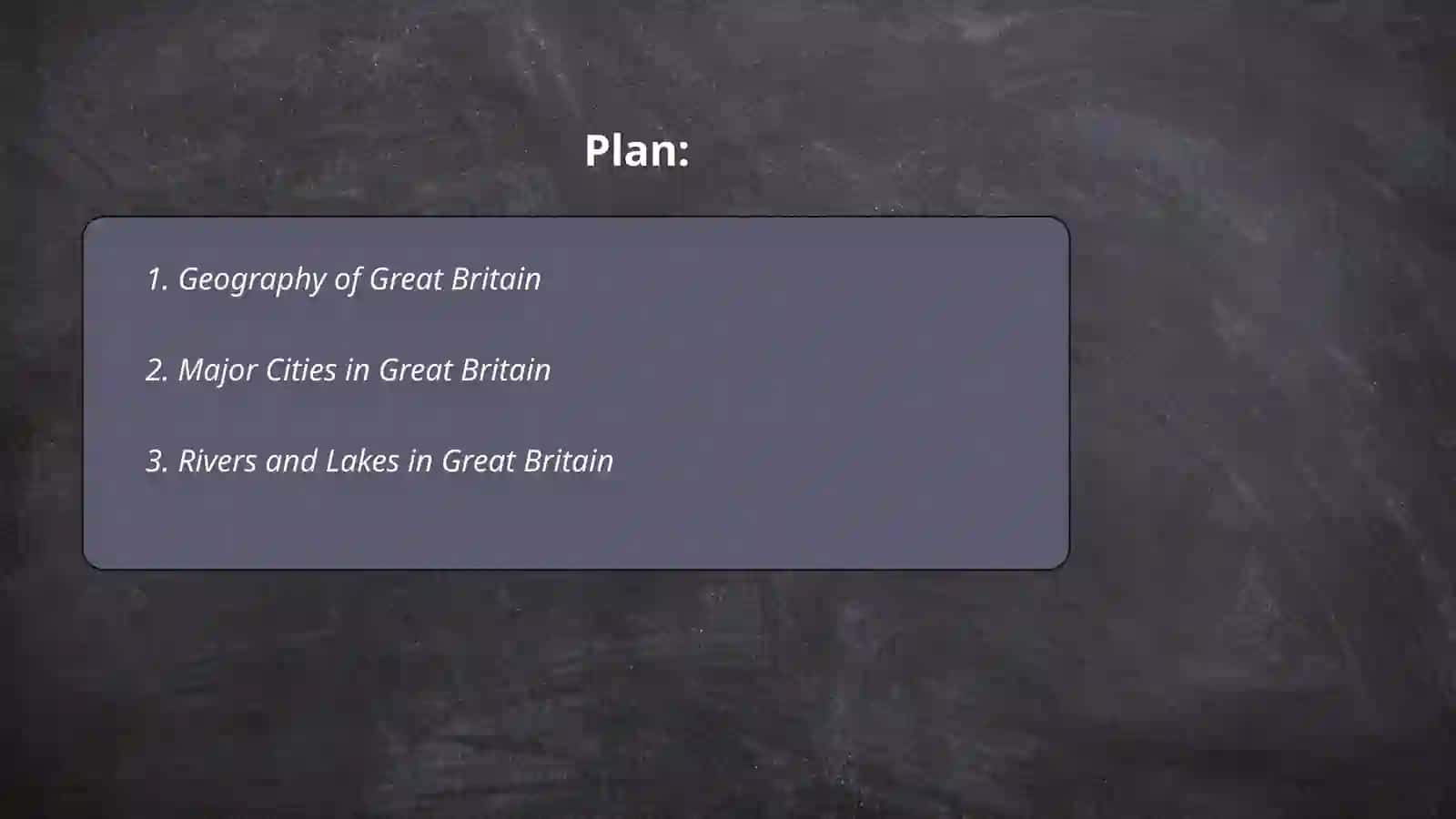 The map of great Britain 2