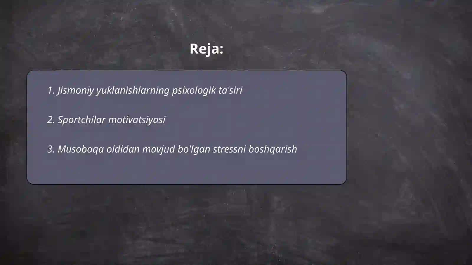 Sport musobaqalarida psixolik harakteristika 2