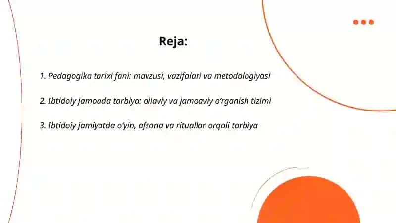 Pedagogika tarixi fan sifatida 2