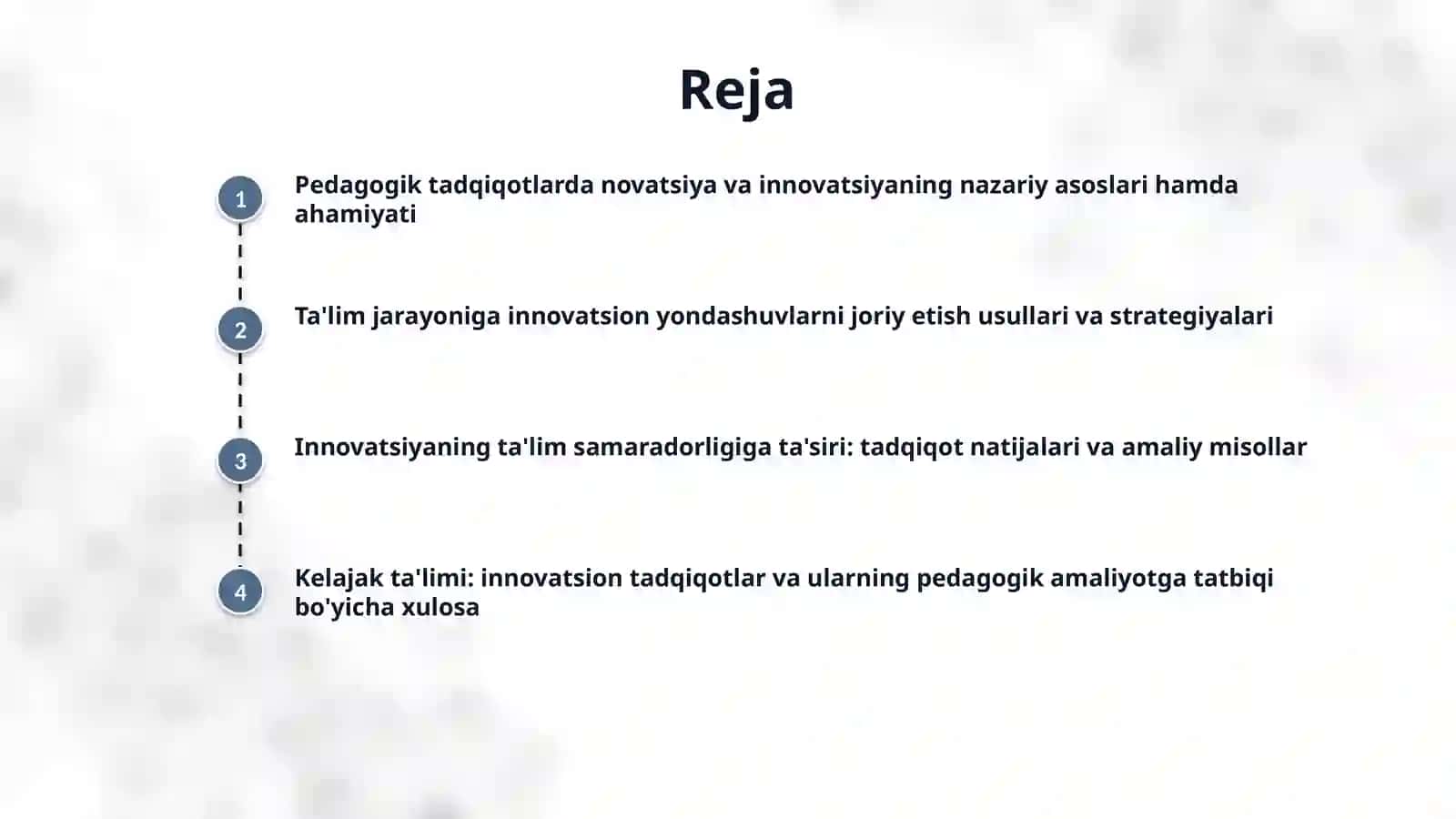 Pedagogik ilmiy tadqiqotlarda novatsiya va innovatsiyaning o'rni 2