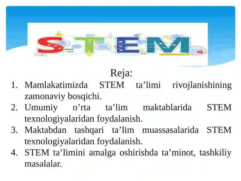 STEM Ta'limi va Vojlanishi 2