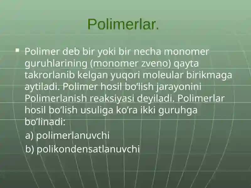 Polimerlar 2
