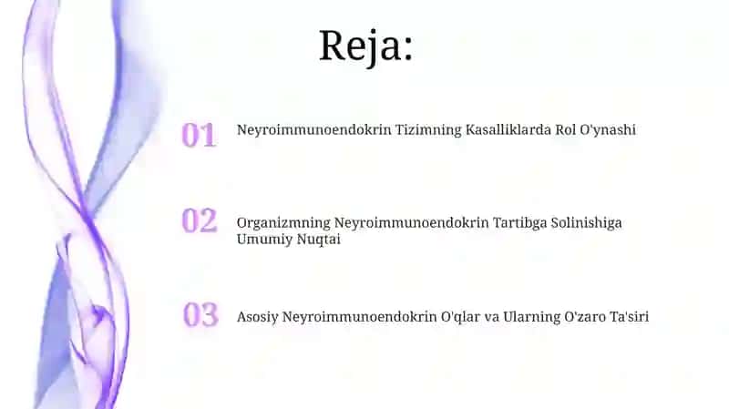 Organizimni nerv immun-endokrin boshqaruvi Salimjanovna 2