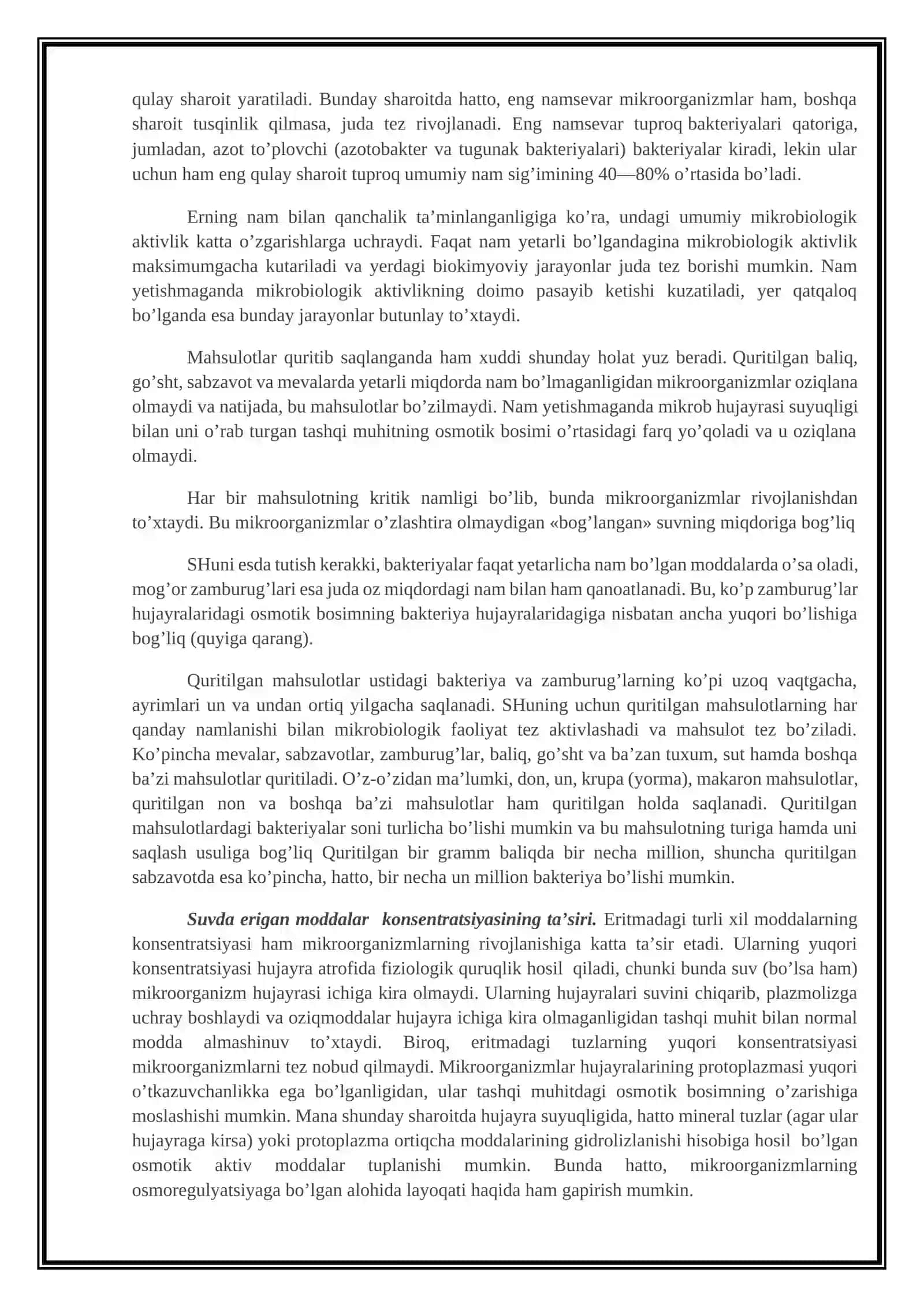 MIKROORGANIZMLARGA TASHQI MUHIT OMILLARINING TA'SIRI 2