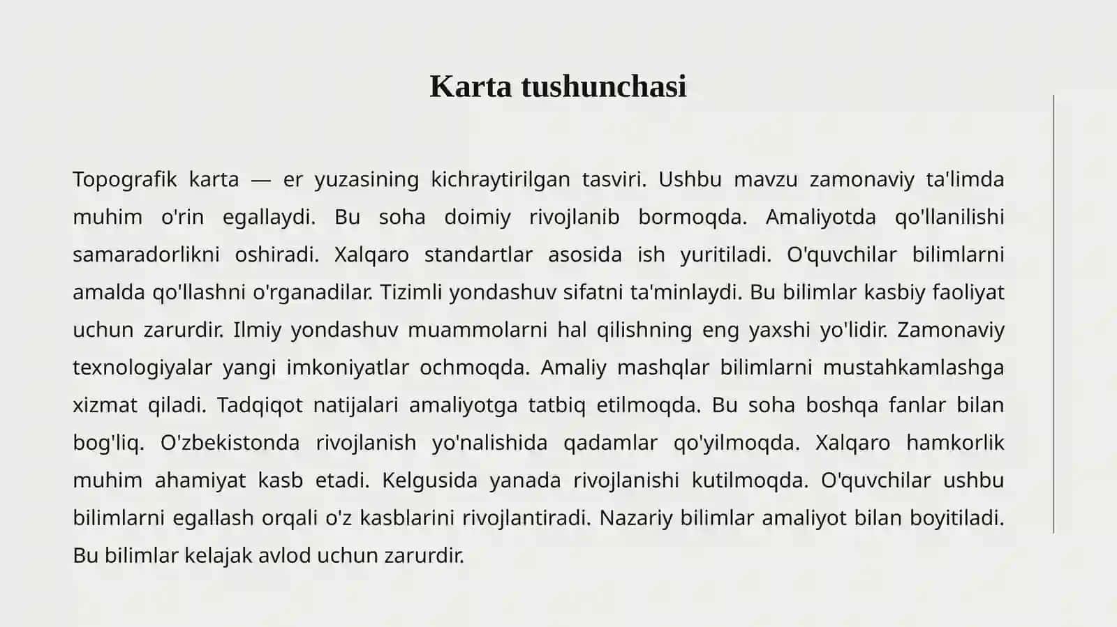 TOPOGRAFIK KARTA 2