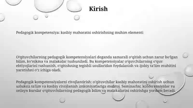 Pedagogik Komptentligini Shakllantirish Va Rivojlantirish Orqali Kasbiy Mahoratni Oshirish 2