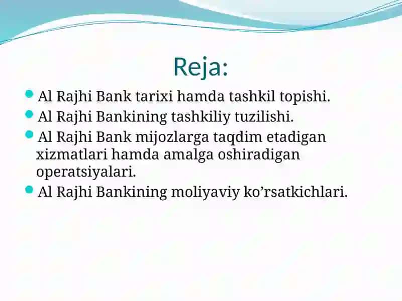 Al Rajhi Bank – Saudiya Arabistoni Islom banki 2