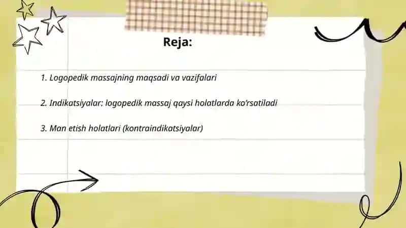 Logopedik massajni o’tkazish bo’yicha uslubiy ko’rsatmalar 2
