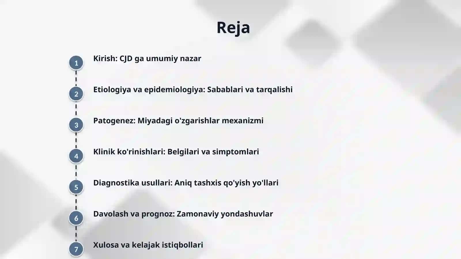 Kreytzfeldt–Yakob Kasalligi (CJD) 2