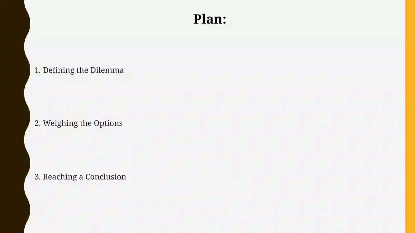 Defining the Dilemma 2