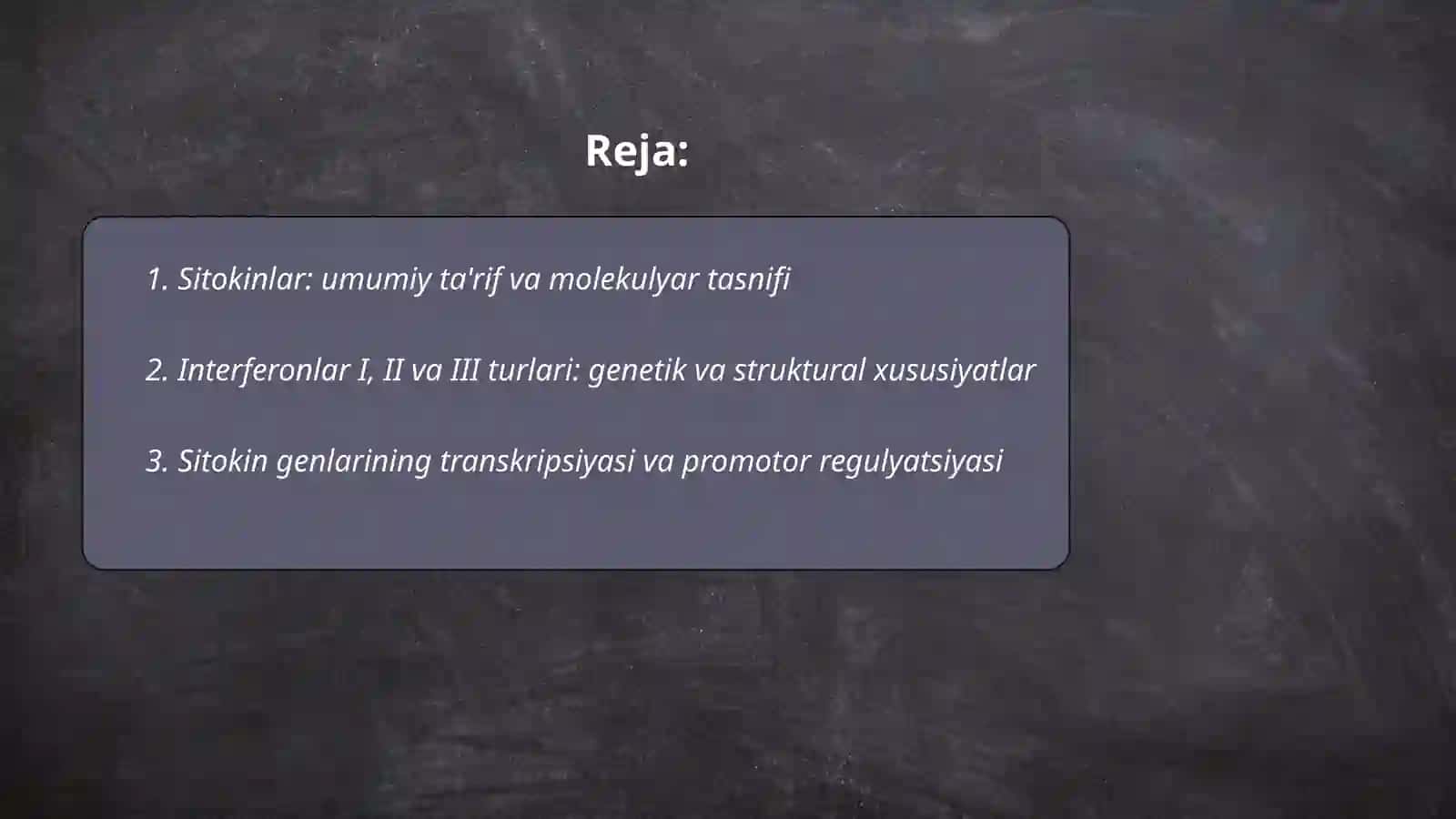 Sitokinlar va interferonlar, sintezlanishi, ta'sir mexanizmi 2