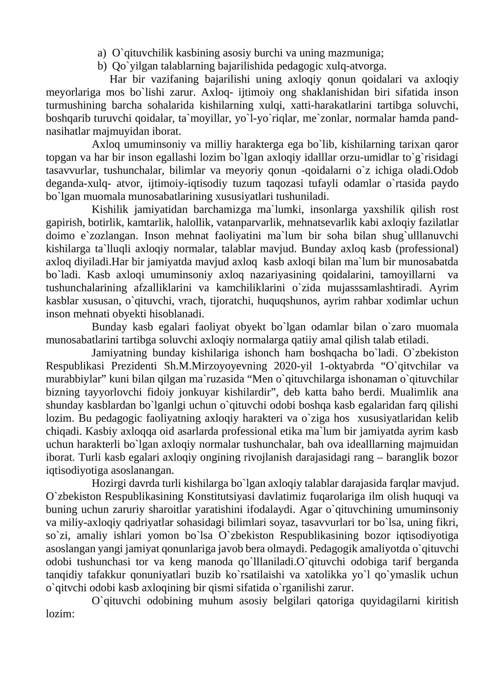 Pedagogik deontologiya va kompetentlik fanining nazariy – metodologik asoslari 2