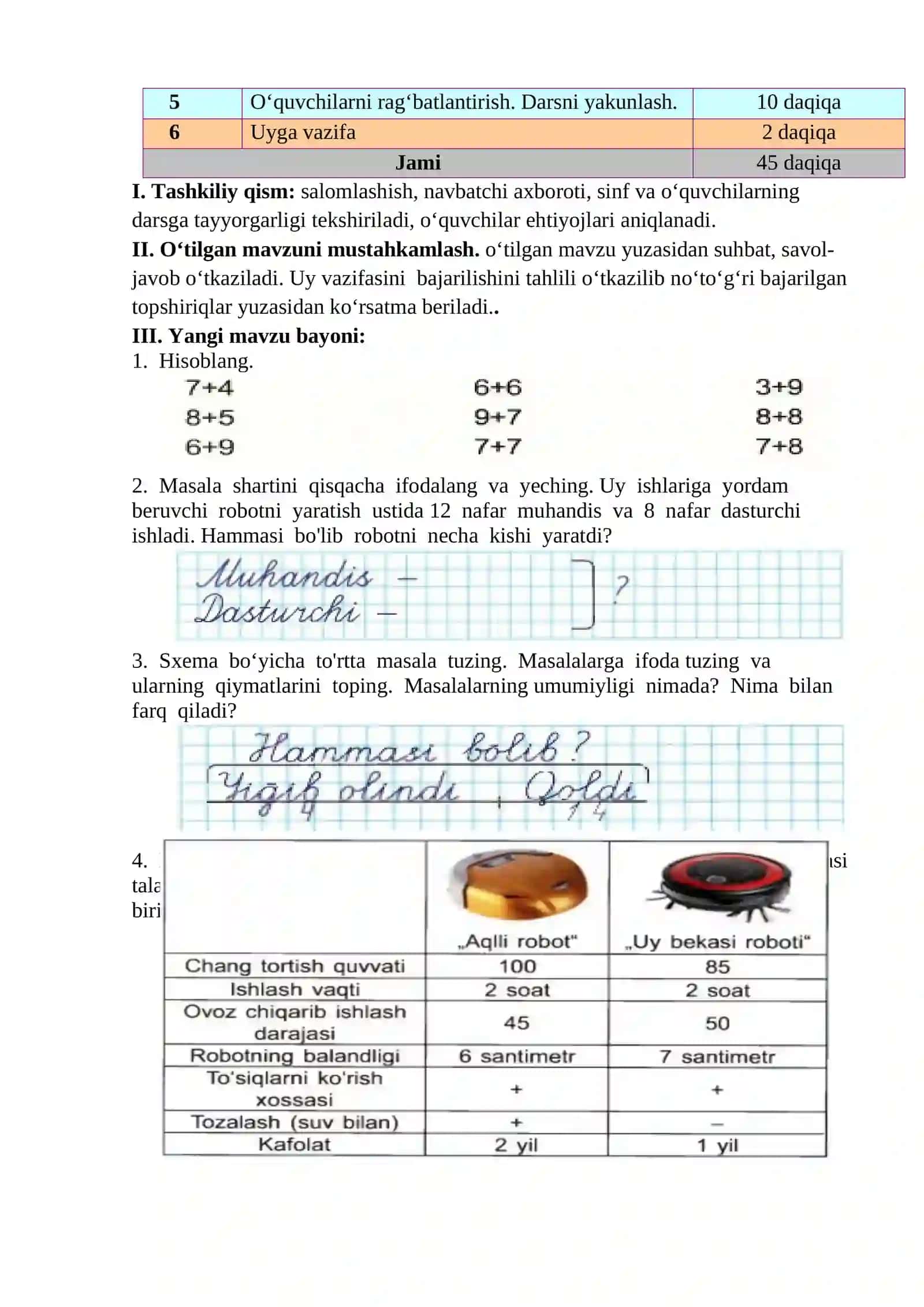 Butunni topishga doir masalalar 2