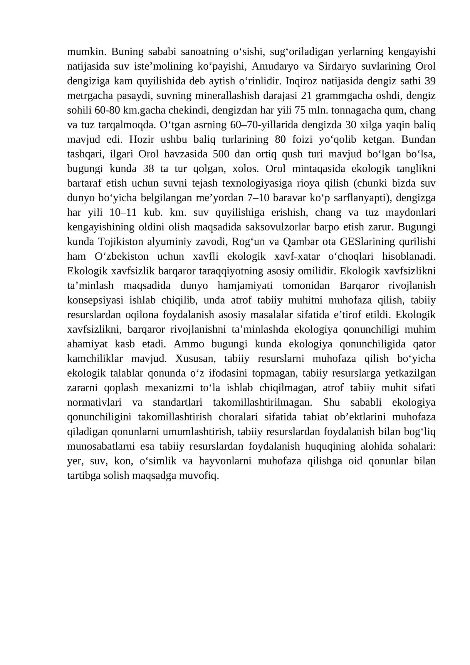ATMASFERANING SANOAT KORXONALARINING GAZ CHANG CHIQINDILARIDAN MUHOFAZA QILISHNING TASHKILIY TEXNIK TEHNOLOGIK SANITARIY-GIGIENIK CHORA TADBIRLARI 2
