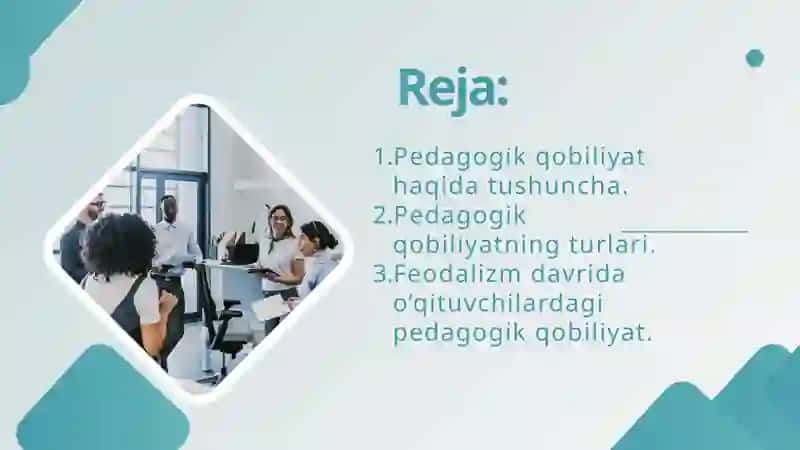Feodalizm davri O’qituvchilarning Pedagogik qobiliyati 2