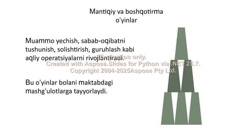 Bolalarni maktabga tayyorlashda o'yinlarning ahamiyati 2