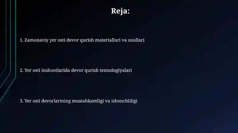 Yer osti inshootlarini qurishda grunt ichida devor texnologik usuli 2