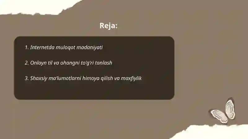 Tarmoq odob axloqi 2