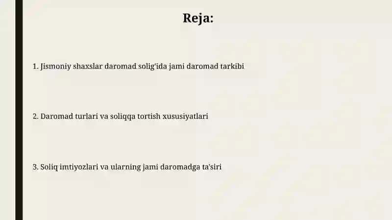 Jismoniy shaxslardan olinadigan daromad soligʻida jamiy daromadning tarkibi 2