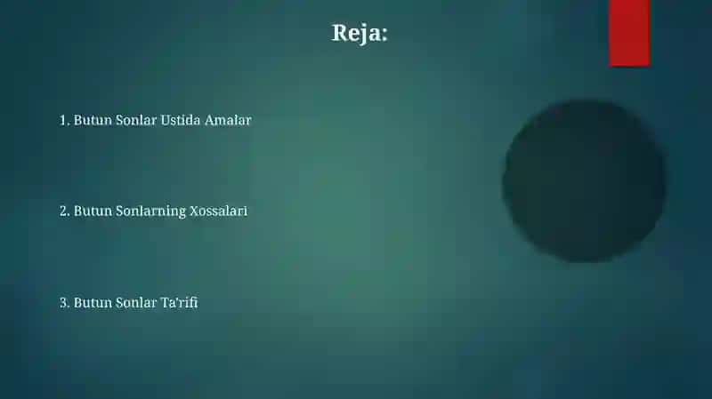 Integral sonlar 2
