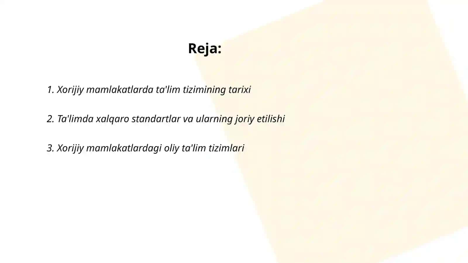 Xorijiy mamlakatlarda ta'lim tizimi 2
