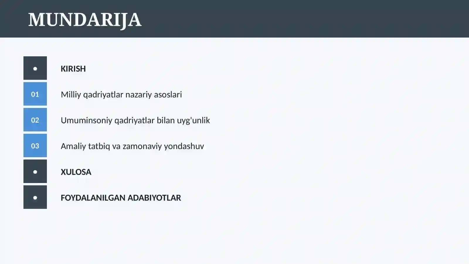 MILLIY VA UMUMINSONIY QADRIYATLAR 2
