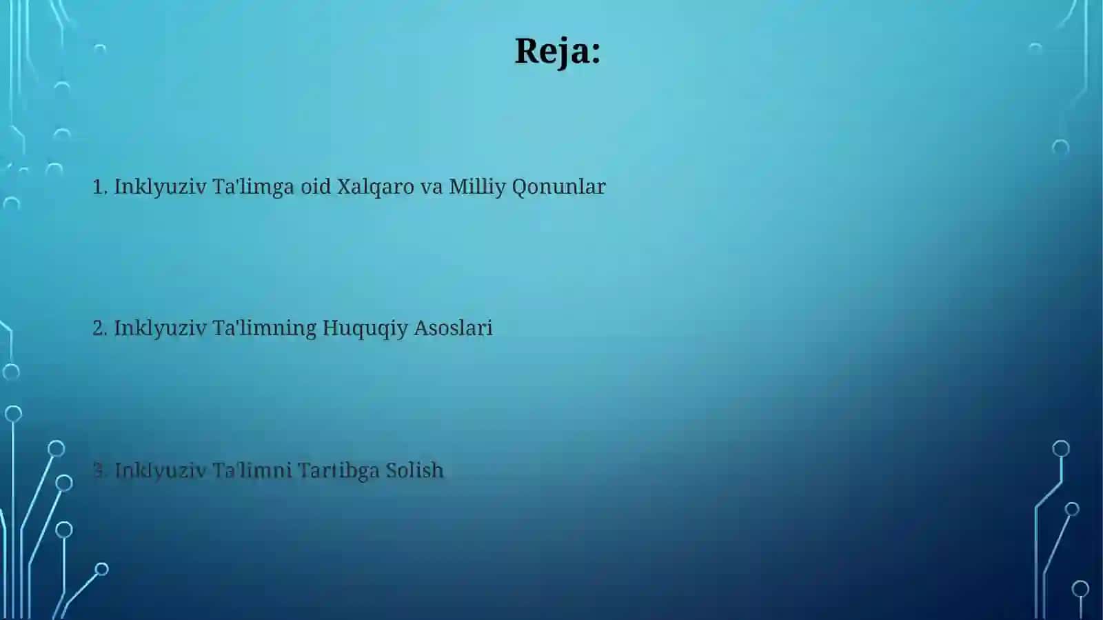Inklyuziv ta'limning huquqiy me'yoriy asoslari 2
