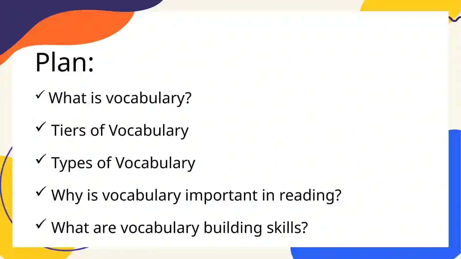 VOCABULARY AND SKILLS DEVELOPMENT 2