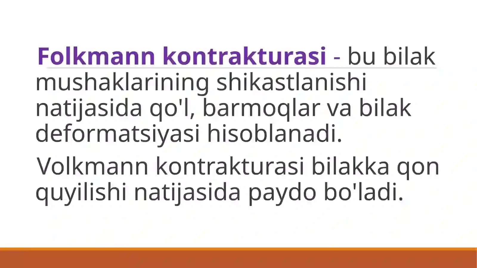 Folkmann kontrakturasi 2