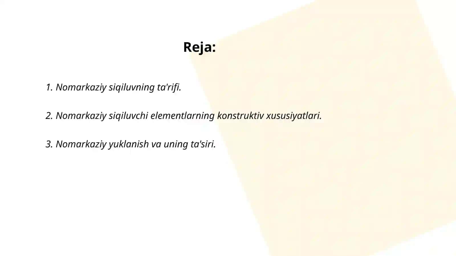 Nomarkaziy siqiluvchi elementlarning mustahkamligini hisoblash 2