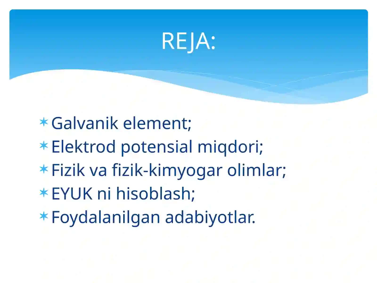 Vodorod elektrodi gal'vanik element haqida tushincha 2