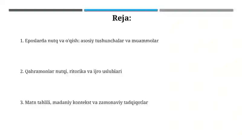 Epik asarlarda nutq va mutolaa masalasi 2