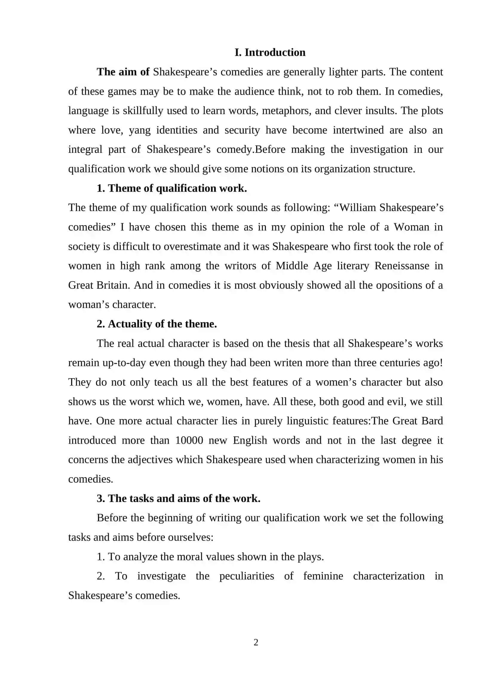 WILLIAM SHAKESPEARE'S COMEDIES 2
