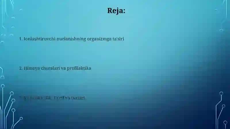 Radioaktivlik. Ionlashtiruvchi nurlanishning organizmga ta’siri 2