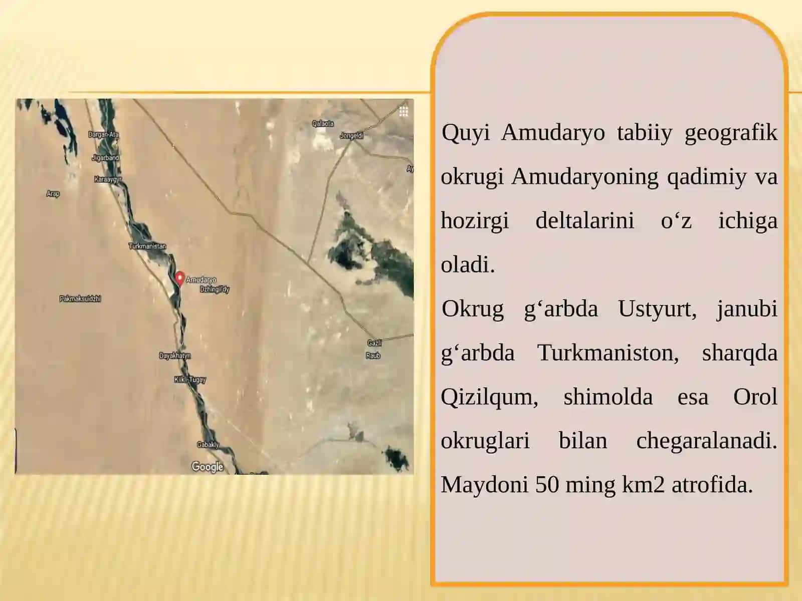 Quyi Amudaryo tabiiy geografik okrugi 2