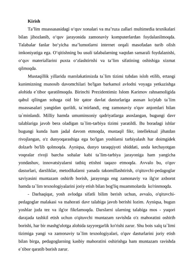 Ingliz tilini o'rgatuvchi dastur 2