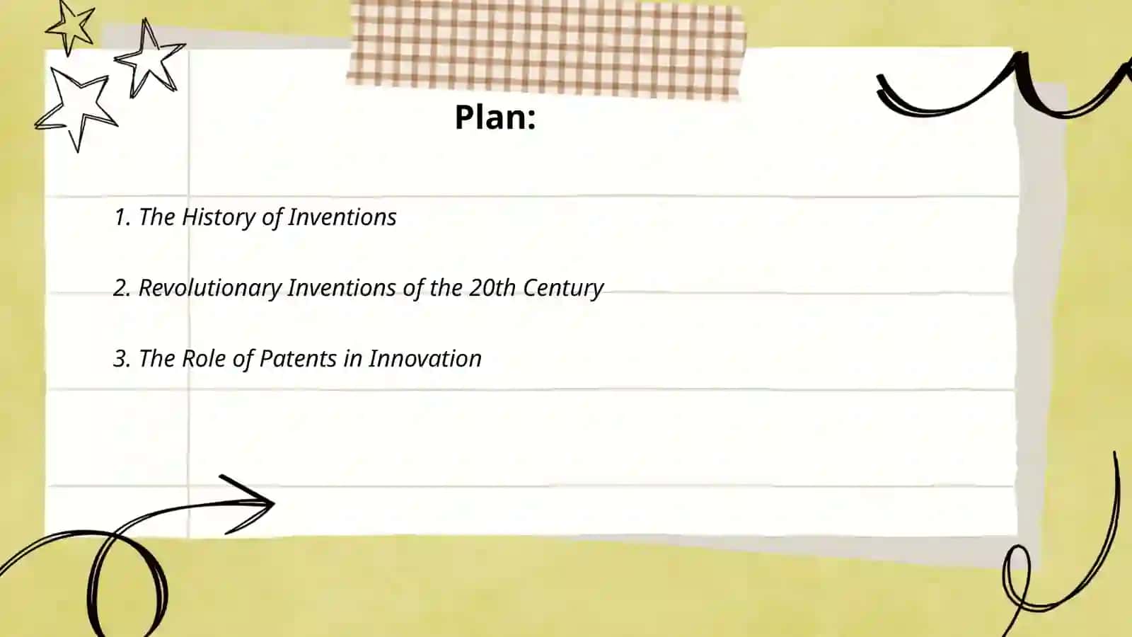 Preparing a project on the topic "Inventions" 2
