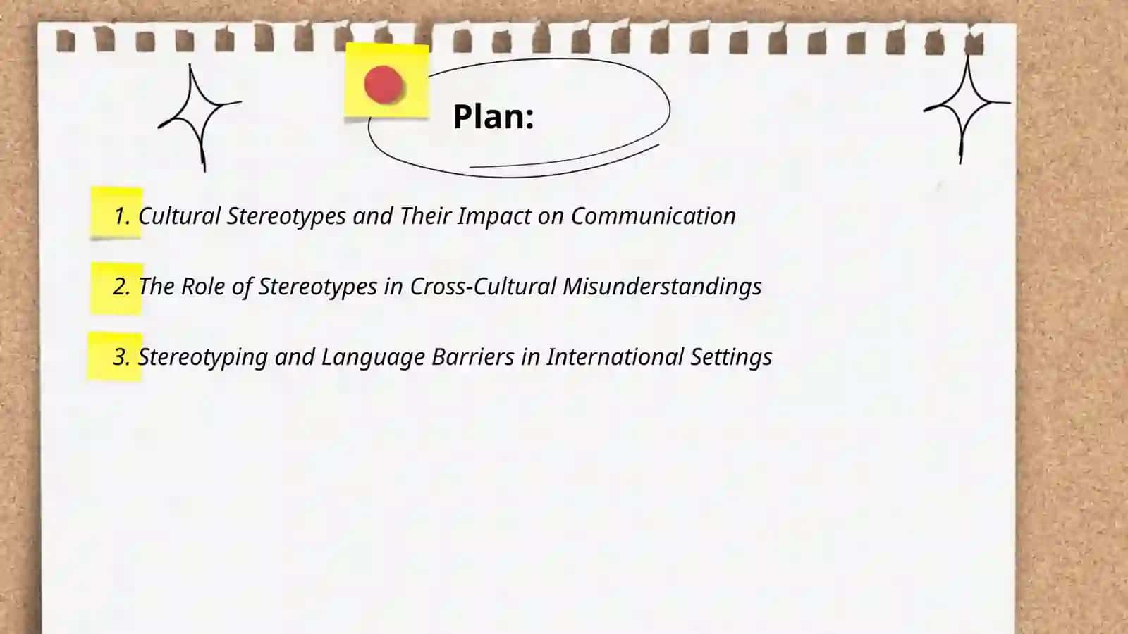 Extralinguistic issues in cross-cultural communication: stereotypes 2