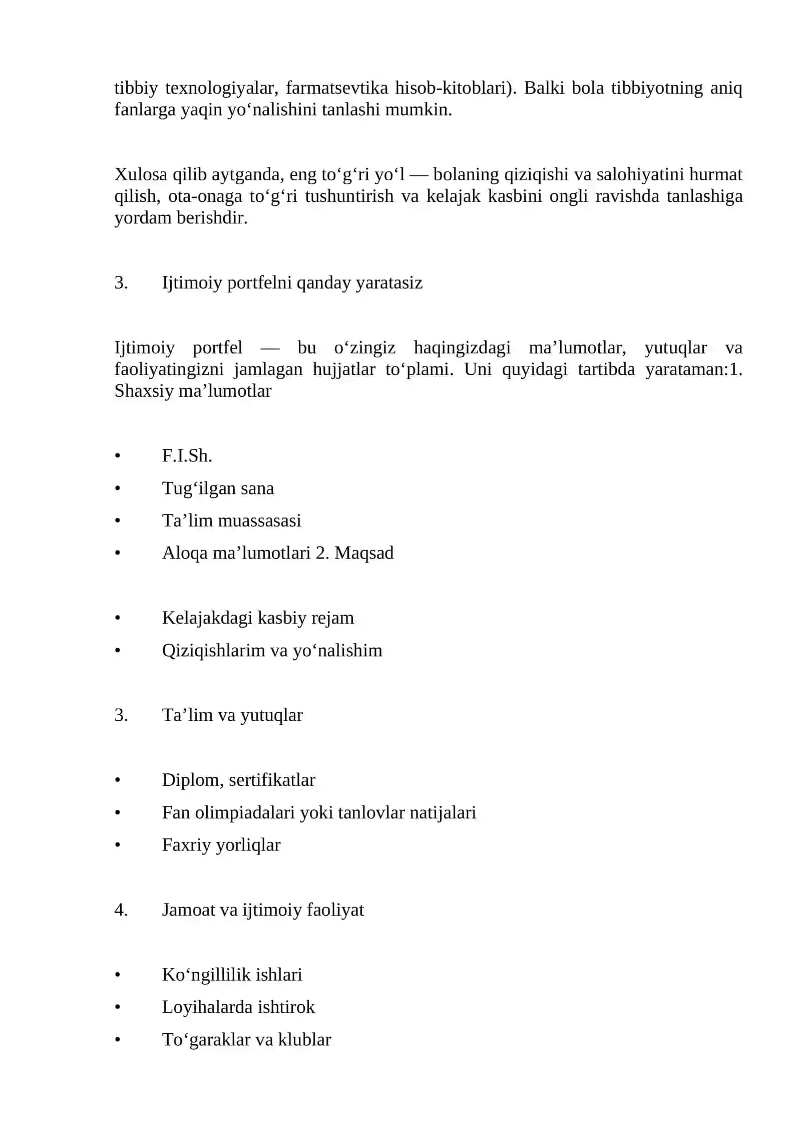 Maktab maslahatchisi suhbat bilet savollariga tayyorgarlik 2