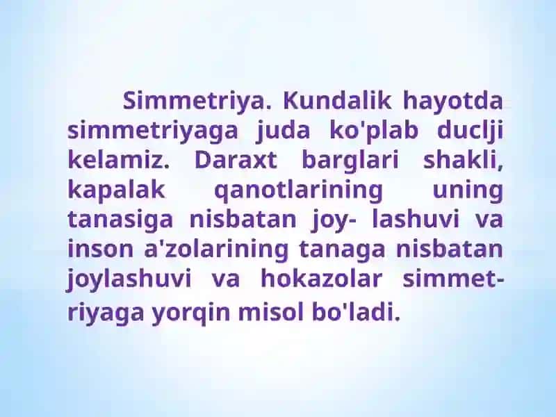 SIMMETRIK KO'PHADLARNING ASOSIY TEOREMASI 2
