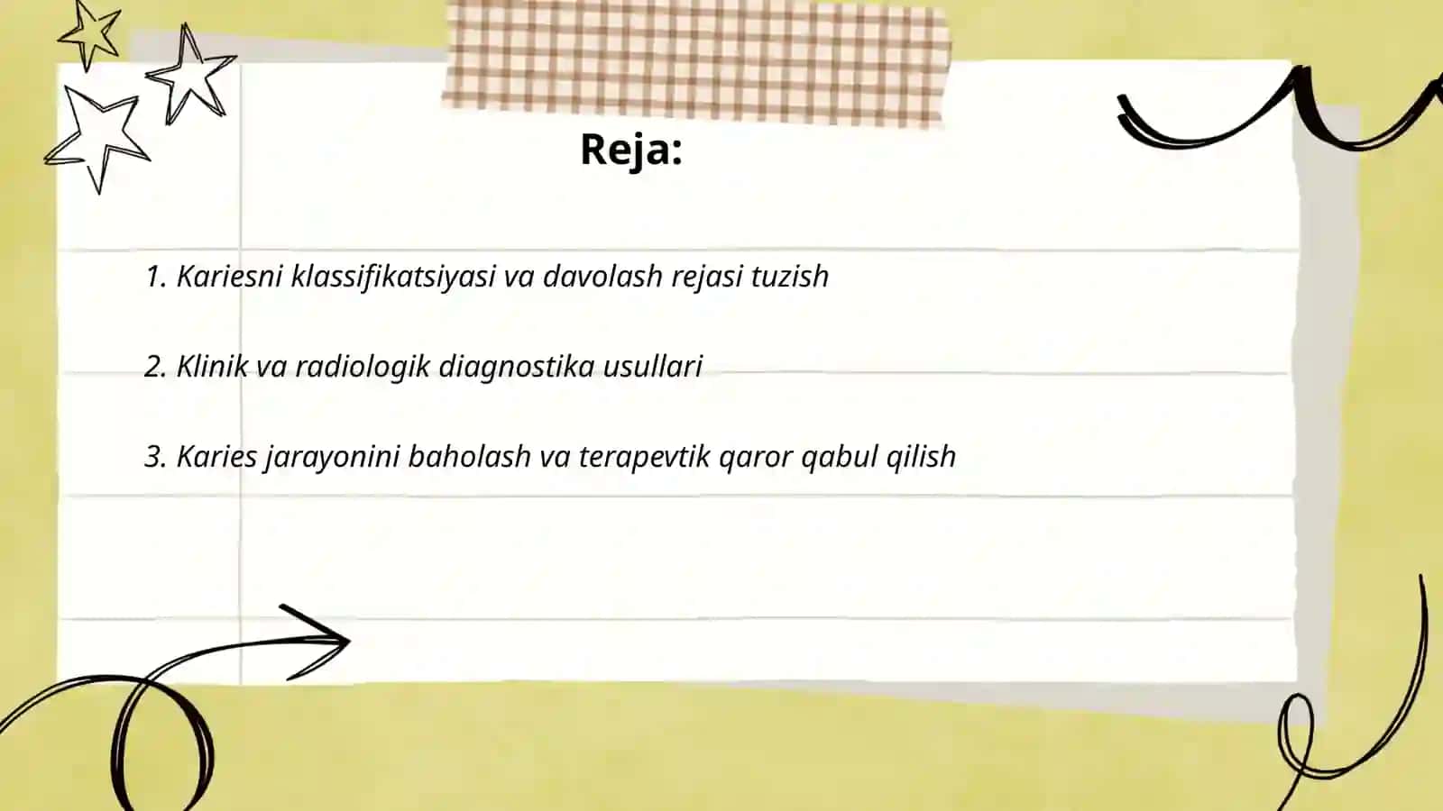 Kariesni umumiy davolash 2