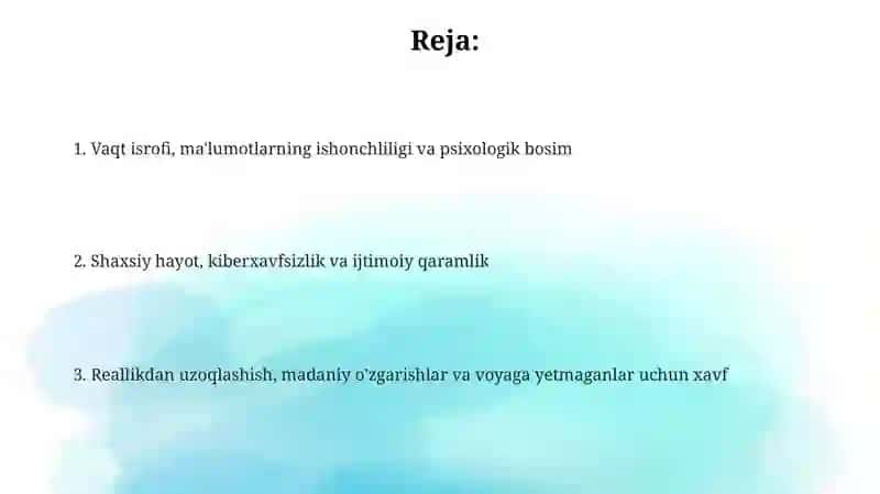 Ijtimoiy tarmoqlarning jamiyat hayotiga ta'siri muammolari 2