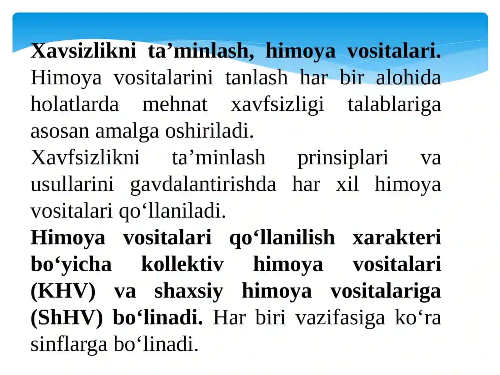 Shaxsiy himoya vositalari. Maxsus himoya vositalari.Shaxsiytibbiyvositalarvaulardanfoydalanish 2