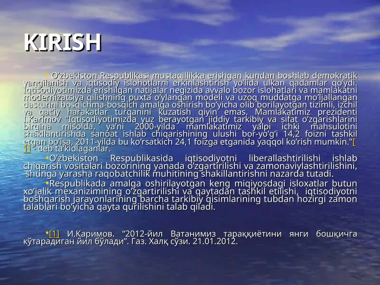 Kichik biznes va tadbirkorlik asoslari 2