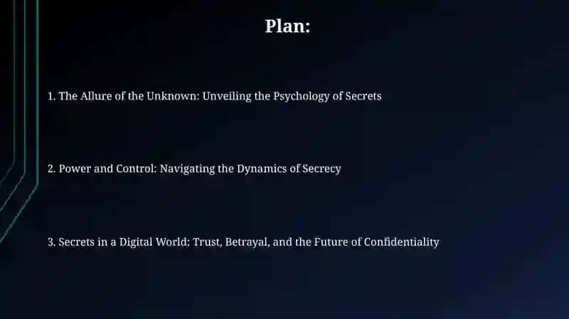 The Allure of the Unknown: Unveiling the Psychology of Secrets 2