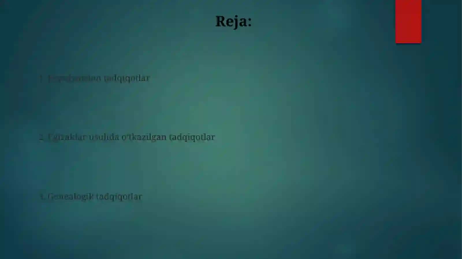 Genealogik populâtsion statistik va egizaklar 2